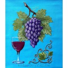 Grapes Machine Embroidery Designs size 187*279mm