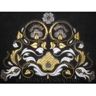 Golden Pattern Machine Embroidery Designs Size, mm 210*154