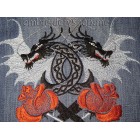 Dragons with roses mth0009