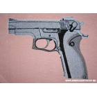 Gun Machine Embroidery Designs size 128*96mm
