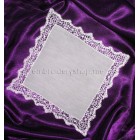 Lace Handkerchief Machine Embroidery Designs size 254*254mm