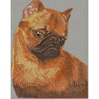 Dog  Griffon Machine Embroidery Designs size 136*173mm