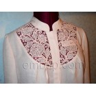 Lace plastron Machine Embroidery Designs size 164*262mm