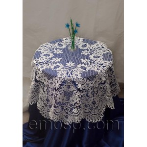 Lace tablecloth Machine Embroidery Designs The design consists of six parts. The size of hoop is 200*263mm