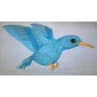 Hummingbird Machine Embroidery Designs size 193*100 mm
