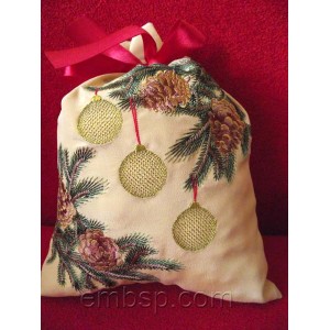 Cones Machine Embroidery Designs size 243*222mm