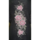 Flowers Lace Roses Machine Embroidery Designs The total size of the embroidery is 199*553mm