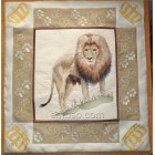 King of beasts Panel Machine Embroidery Designs  (for hoop 197*281 mm)
