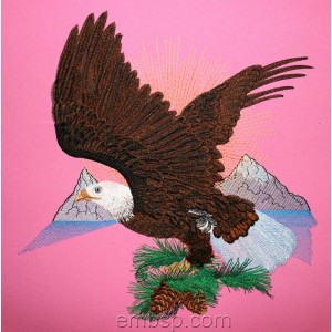 Eagle (3 parts) Machine Embroidery Designs 