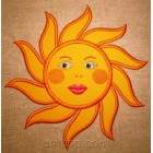 Applique Tender Sun Machine Embroidery Designs 