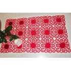 Christmas lace doily Total Machine Embroidery Designs size of the doily is 725*435 mm
