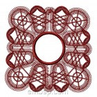 Christmas lace doily fsl0030
