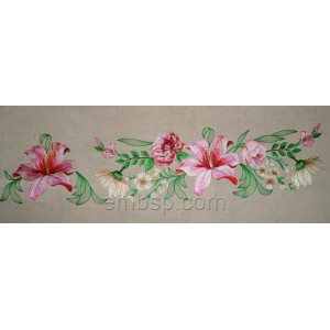 Flower Garden Machine Embroidery Designs  set 236x172mm