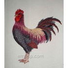 Hen Machine Embroidery Designs size 168*187 mm