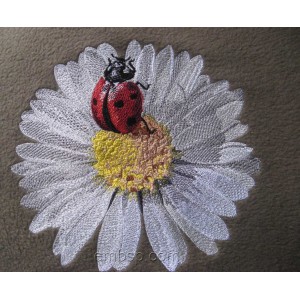 Flower  Сhamomile Machine Embroidery Designs size  192*180mm