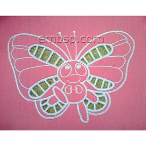 Cutwork Butterfly Machine Embroidery Designs size 131*99mm