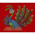 Peahen Machine Embroidery Designs size 271*222mm