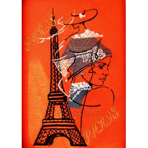 Paris Machine Embroidery Designs size 167*268mm