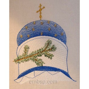 Church Machine Embroidery Designs size 107*138mm