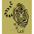 Tiger Machine Embroidery Designs size 139*179mm
