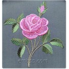 Flowers Rose Machine Embroidery Designs size 154*169mm