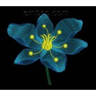 Blue flower flw0094