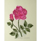 Flowers Rose Machine Embroidery Designs size 97*105mm