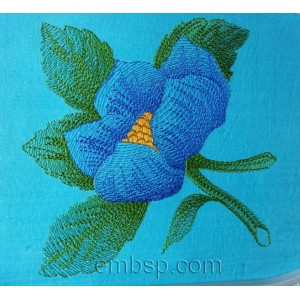 Flower Machine Embroidery Designs size 149*148mm