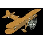 Plane Machine Embroidery Designs size 179*121mm