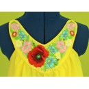 Summer floral ornament for the neck flw0102