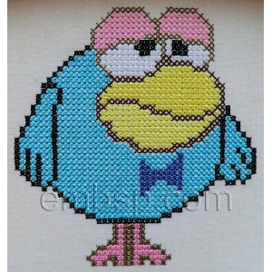 Raven Cross-stitch Machine Embroidery Designs size 90*96mm