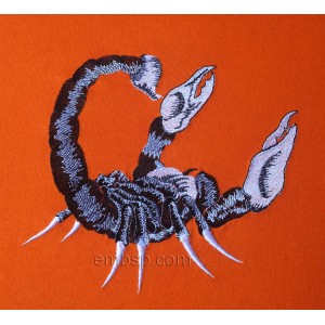 Scorpion Machine Embroidery Designs size 185*173mm