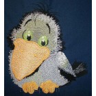 Little Crow Machine Embroidery Designs size 140*154mm