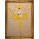 Dove of peace Machine Embroidery Designs Size 195*260mm