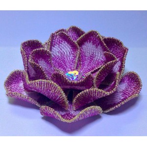Flower Brooch Machine Embroidery Designs size 100*100mm