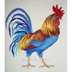 Rooster rotated Machine Embroidery Designs size 197*222mm
