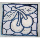 Cutwork «Cherry» Machine Embroidery Designs size 97*86mm