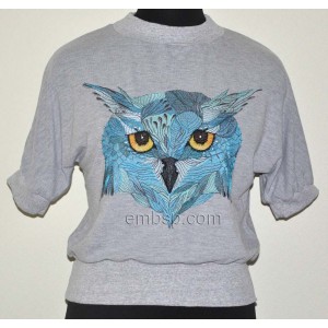Glamorous Owl Machine Embroidery Designs size 339*285mm