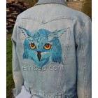 Glamorous Owl Machine Embroidery Designs size 259*218mm