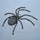 Spider Machine Embroidery Designs size 150*124mm