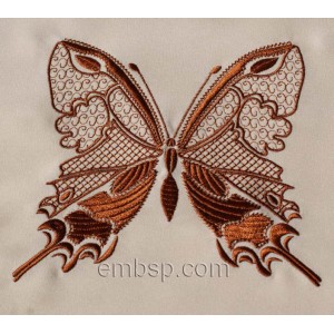 Butterfly Machine Embroidery Designs size 151*144mm
