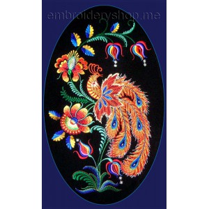 Bird of Happiness Machine Embroidery Designs Size 176*298мм