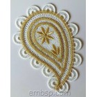 Lace paisley Machine Embroidery Designs elements (two designs) Siz 149*106mm