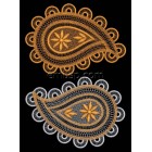 Lace paisley elements (two designs) fsl0038