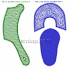 Lace Baby's Bootees fsl0041