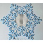 Lace Doily «Blue Dream» Machine Embroidery Designs size 297*340mm