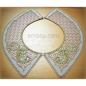 Lace Collar "Vintage Caprice" Machine Embroidery Designs size 153*300mm