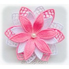 3D Lace Flower Machine Embroidery Designs size 88*101mm