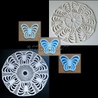 Set Lace Designs "Butterflies" Machine Embroidery (5 designs) the hoop is at least 200*200mm