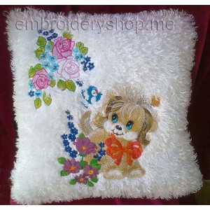Doggie Machine Embroidery Designs  137x170mm hoops is supplied.